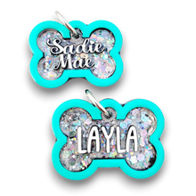 Load image into Gallery viewer, Sea Green Tag with Diamond Fill