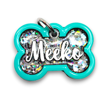 Load image into Gallery viewer, Sea Green Tag with Diamond Fill