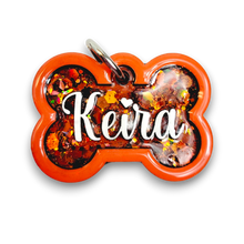 Load image into Gallery viewer, Orange Tag with Burnt Orange Fill