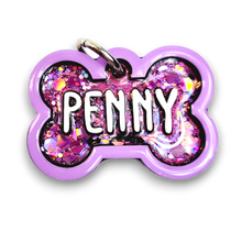 Load image into Gallery viewer, Lavender Tag with Bubblegum Fill