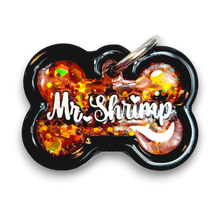 Load image into Gallery viewer, Black Tag with Burnt Orange Fill