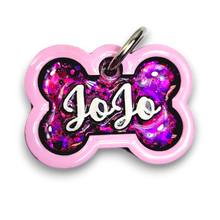 Load image into Gallery viewer, Light Pink Tag with Candy Magenta Fill