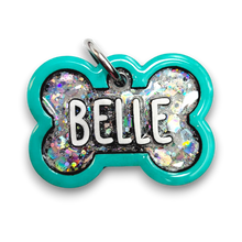 Load image into Gallery viewer, Sea Green Tag with Diamond Fill