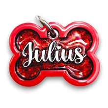 Load image into Gallery viewer, Red Tag with Candy Red Fill