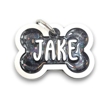 Load image into Gallery viewer, White Tag with Onyx Fill