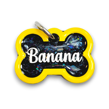 Load image into Gallery viewer, Yellow Tag with Onyx Fill