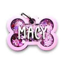 Load image into Gallery viewer, Light Pink Tag with Bubblegum Fill