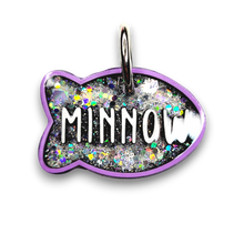 Load image into Gallery viewer, Lavender Tag with Diamond Fill