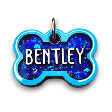 Load image into Gallery viewer, Light Blue Tag with Royal Blue Fill