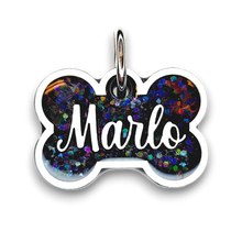 Load image into Gallery viewer, White Tag with Onyx Fill