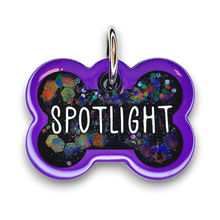 Load image into Gallery viewer, Purple Tag with Onyx Fill