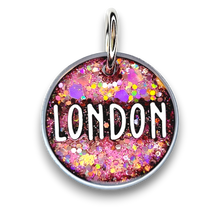 Load image into Gallery viewer, Gray Tag with Cotton Candy Fill