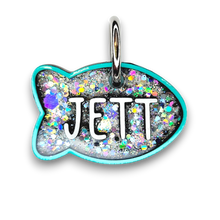 Load image into Gallery viewer, Sea Green Tag with Diamond Fill