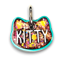 Load image into Gallery viewer, Sea Green Tag with Cotton Candy Fill