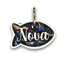 Load image into Gallery viewer, White Tag with Onyx Fill