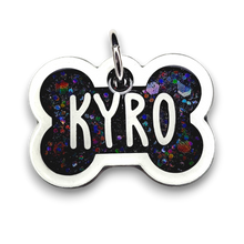 Load image into Gallery viewer, White Tag with Onyx Fill