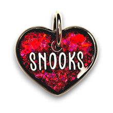 Load image into Gallery viewer, Black Tag with Hot Pink Fill