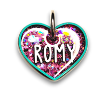 Load image into Gallery viewer, Sea Green Tag with Bubblegum Fill