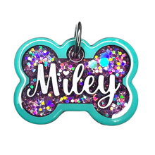 Load image into Gallery viewer, Sea Green Tag with Bubblegum Fill