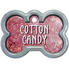 Load image into Gallery viewer, Gray Tag with Cotton Candy Fill