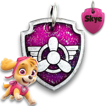 Load image into Gallery viewer, Poppin Premium - Skye - Paw Patrol Tag (Engraving Included)