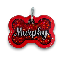 Load image into Gallery viewer, Red Tag with Candy Red Fill