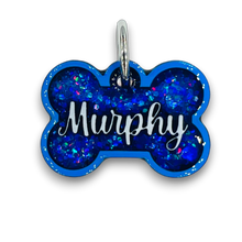 Load image into Gallery viewer, Blue Tag with Royal Blue Fill