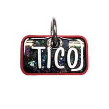 Load image into Gallery viewer, Red Tag with Onyx Fill