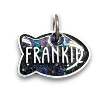 Load image into Gallery viewer, White Tag with Onyx Fill