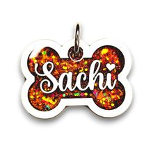 Load image into Gallery viewer, White Tag with Burnt Orange Fill