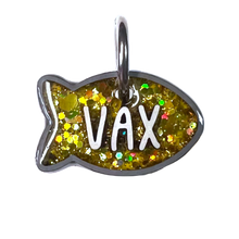 Load image into Gallery viewer, Gray Tag with Gold Lemon Fill