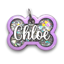 Load image into Gallery viewer, Lavender Tag with Diamond Fill