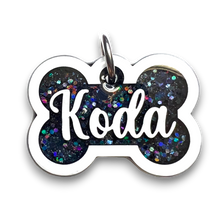 Load image into Gallery viewer, White Tag with Onyx Fill