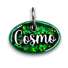 Load image into Gallery viewer, Green Tag with Emerald Fill