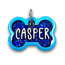 Load image into Gallery viewer, Light Blue Tag with Royal Blue Fill