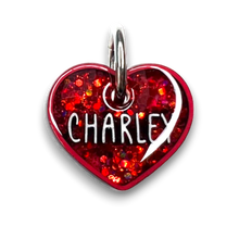 Load image into Gallery viewer, Red Tag with Candy Red Fill