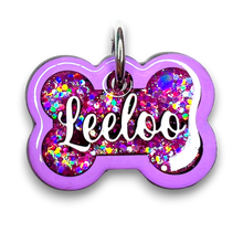 Load image into Gallery viewer, Lavender Tag with Bubblegum Fill