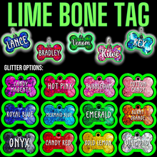 Load image into Gallery viewer, Lime Bone Tag