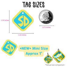 Load image into Gallery viewer, Poppin Premium - Scooby Tag (Engraving Included)