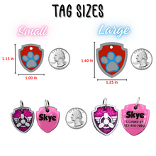 Load image into Gallery viewer, Poppin Premium - Tracker - Paw Patrol Tag (Engraving Included)
