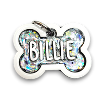 Load image into Gallery viewer, White Tag with Diamond Fill
