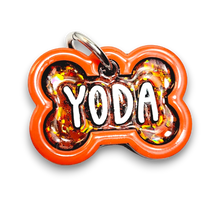 Load image into Gallery viewer, Orange Tag with Burnt Orange Fill
