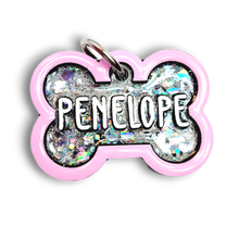 Load image into Gallery viewer, Light Pink Tag with Diamond Fill
