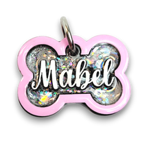 Load image into Gallery viewer, Light Pink Tag with Diamond Fill
