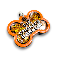 Load image into Gallery viewer, Orange Tag with Burnt Orange Fill
