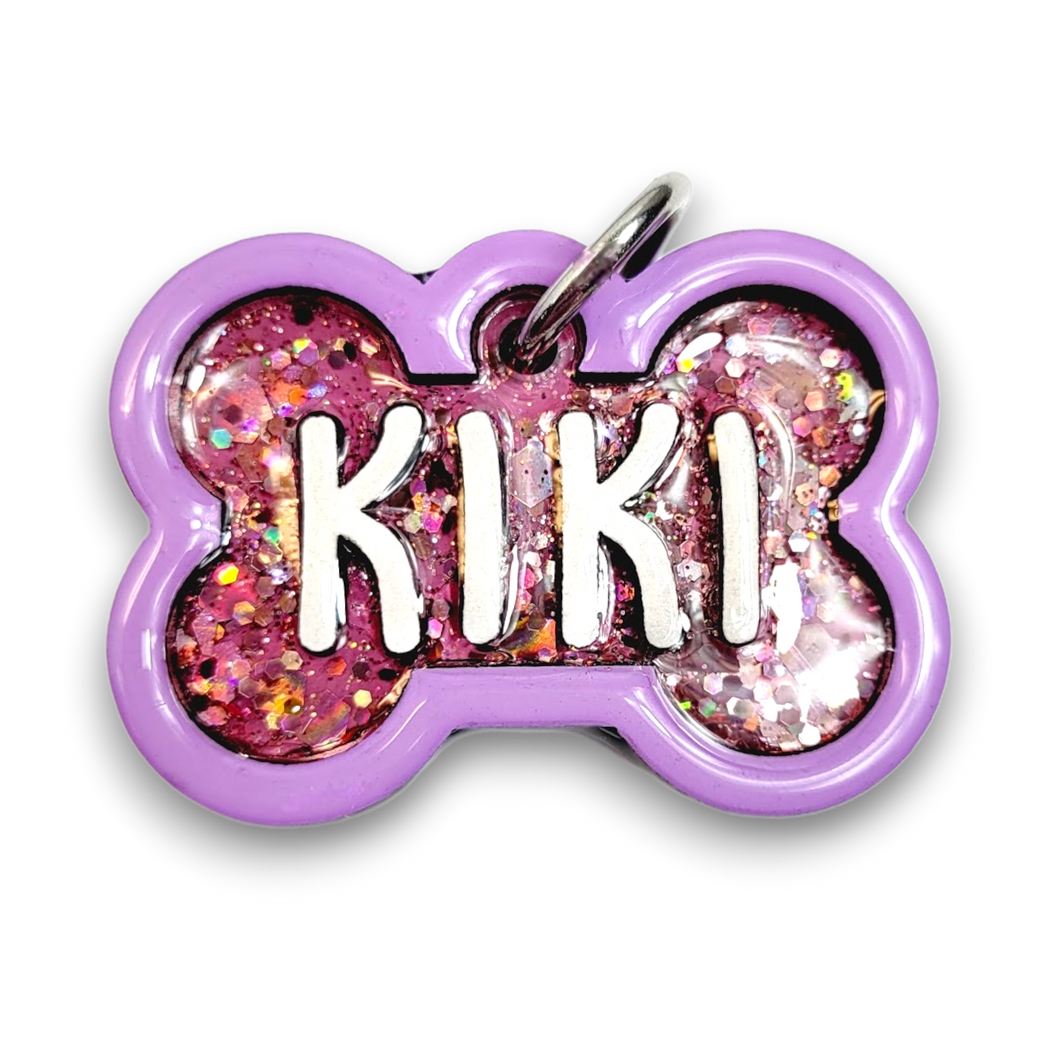 Lavender Tag with Cotton Candy Fill