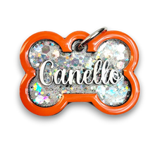 Load image into Gallery viewer, Orange Tag with Diamond Fill
