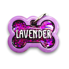 Load image into Gallery viewer, Lavender Tag with Candy Magenta Fill
