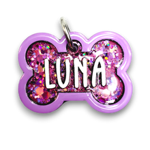 Load image into Gallery viewer, Lavender Tag with Bubblegum Fill
