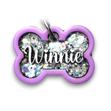 Load image into Gallery viewer, Lavender Tag with Diamond Fill

